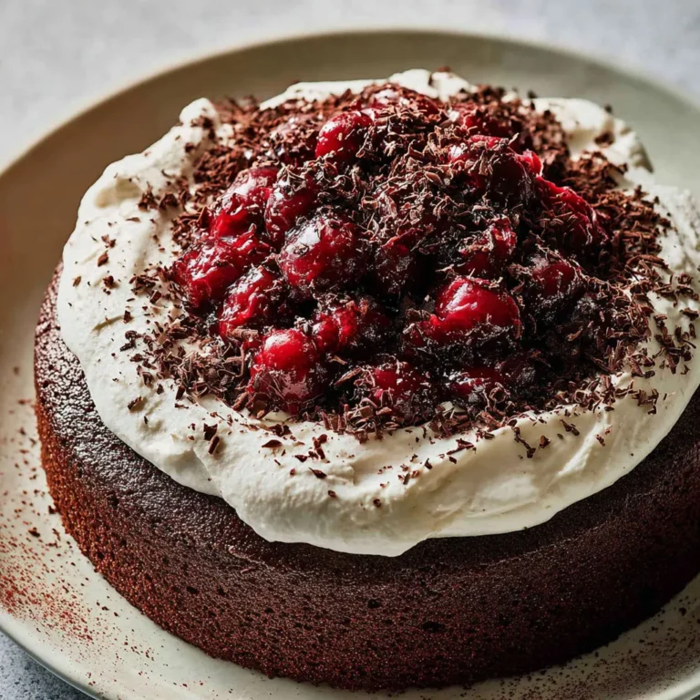 Délicieux gâteau forêt-noire facile à réaliser