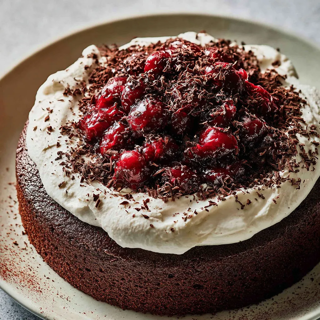 Délicieux gâteau forêt-noire facile à réaliser