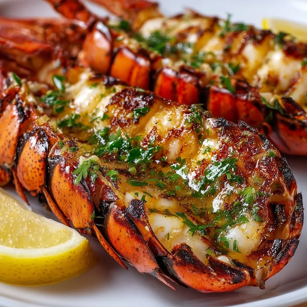 Délicieux Homard Grillé avec Herbes Fraîches
