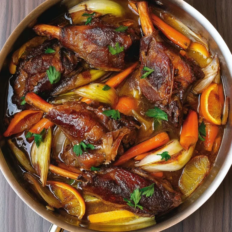 Délicieux jarrets d'agneau au miel et sarrasin