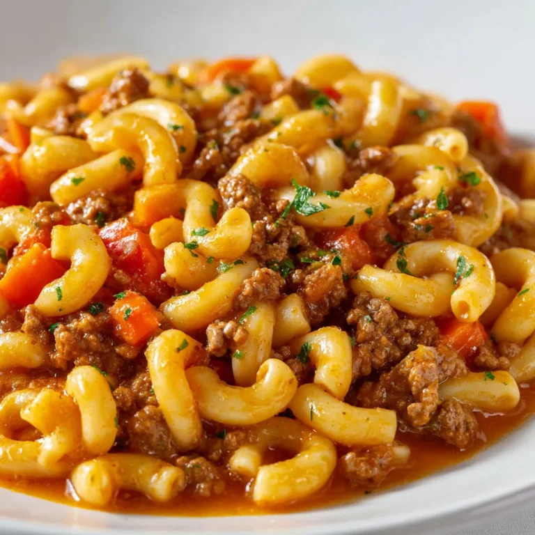 Délicieux macaroni à la viande hachée: recette savoureuse et facile