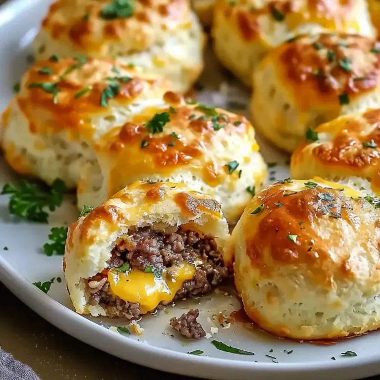 Délicieux mini burgers feuilletés: recette facile et gourmande
