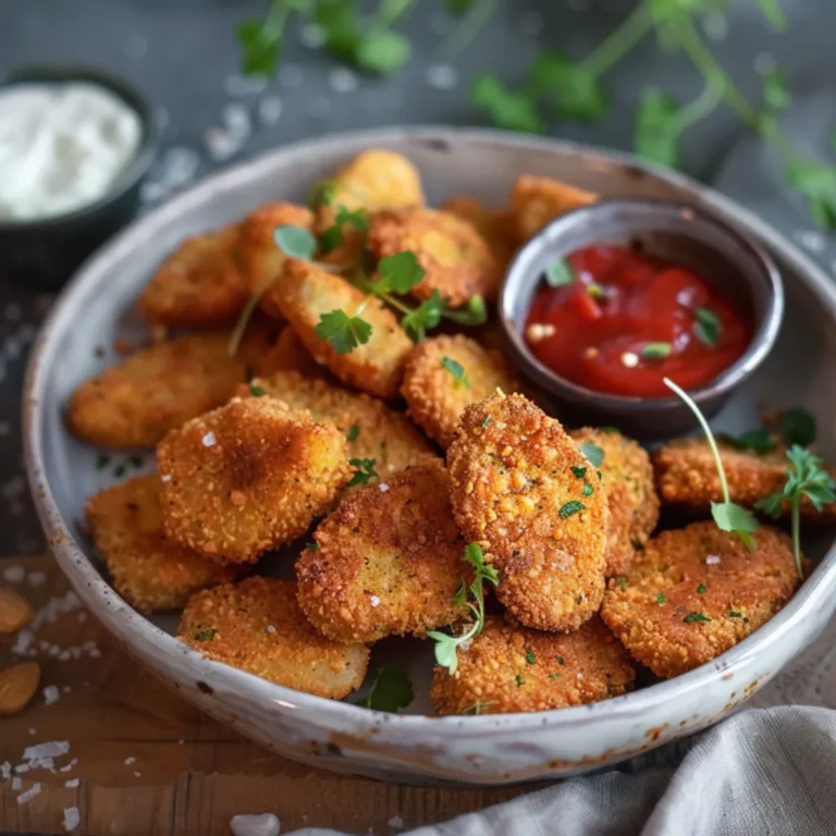 Délicieux Nuggets Végétariens Pois Chiches Croquants