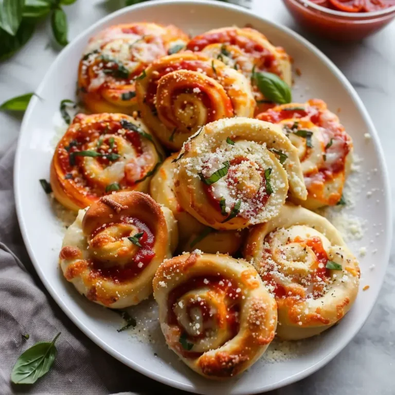 Délicieux Pains Pizza Enroulés Faits Maison