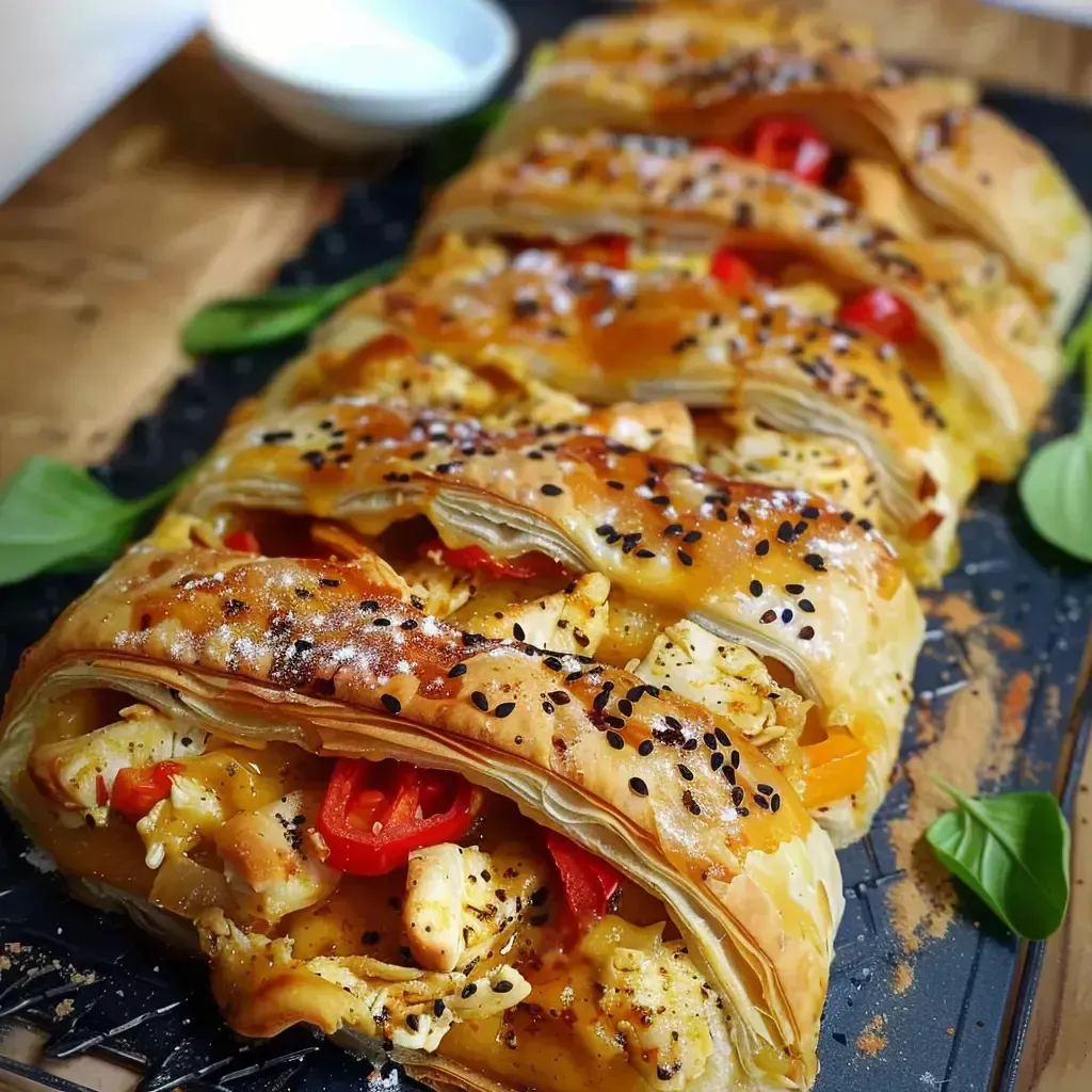 Délicieux Poulet en Croûte Feuilletée