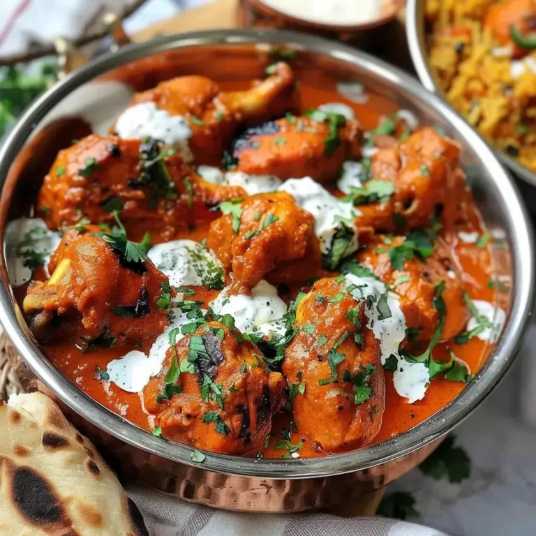 Délicieux poulet tandoori à la sauce onctueuse