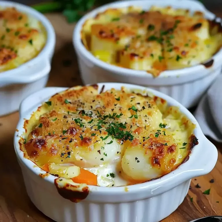 Gratins légers: Recette savoureuse et saine en portions individuelles