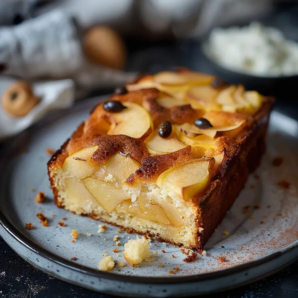 Gâteau moelleux skyr pommes : recette facile et délicieuse