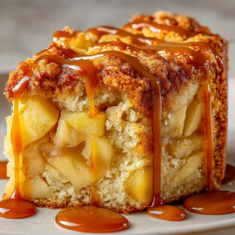 Gâteau pommes caramel : recette moelleuse et fondante