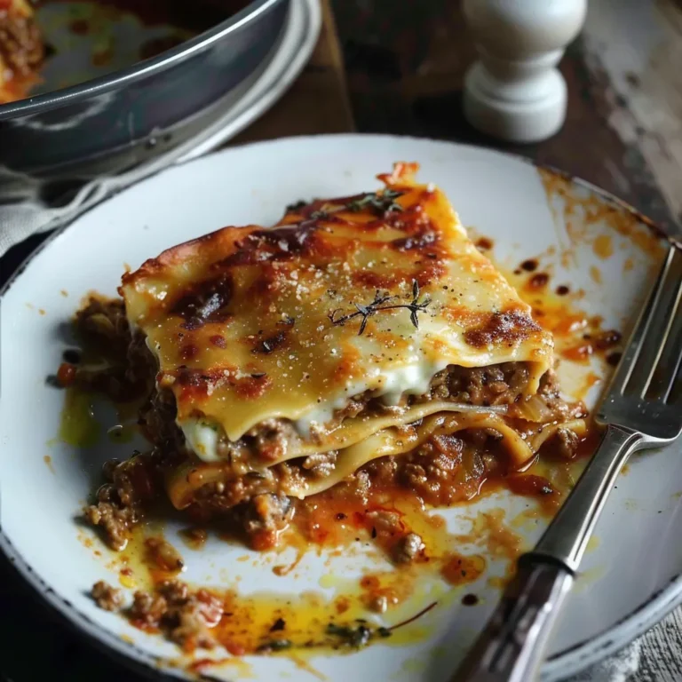 Lasagnes maison italiennes : recette délicieuse et authentique