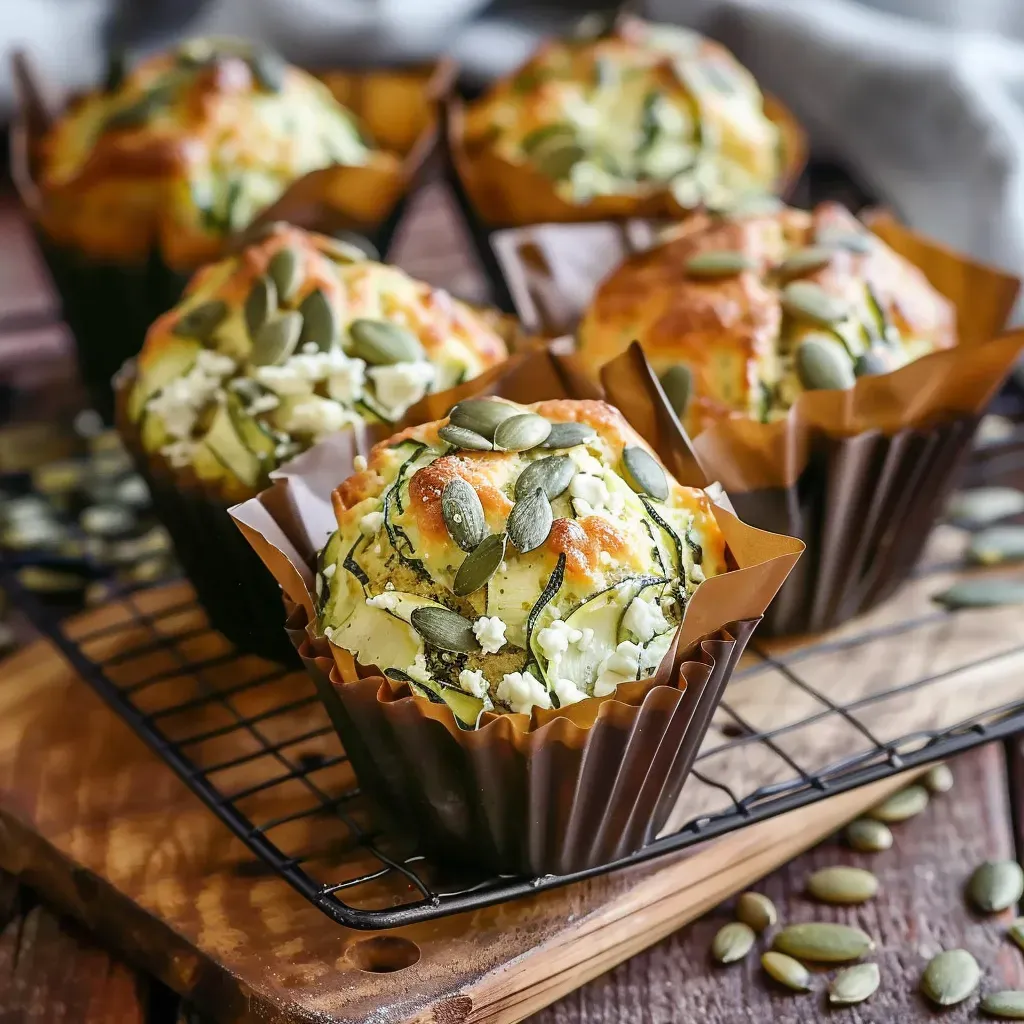 Muffins courgette chèvre : recette savoureuse et facile !