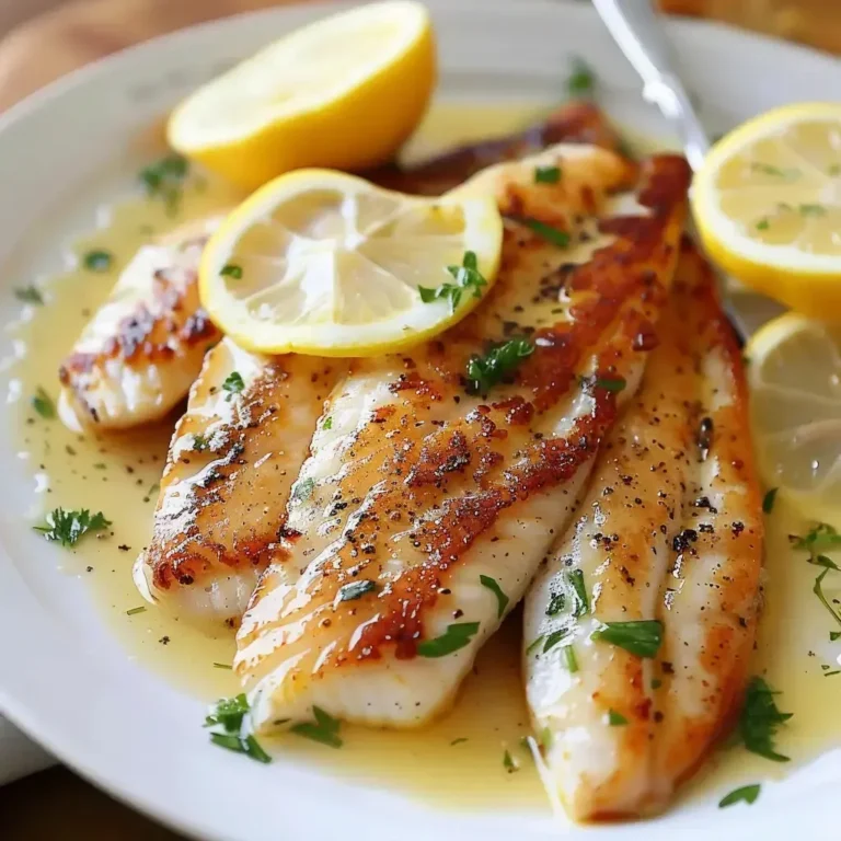 Poisson frais: Recette savoureuse sauce citronnée