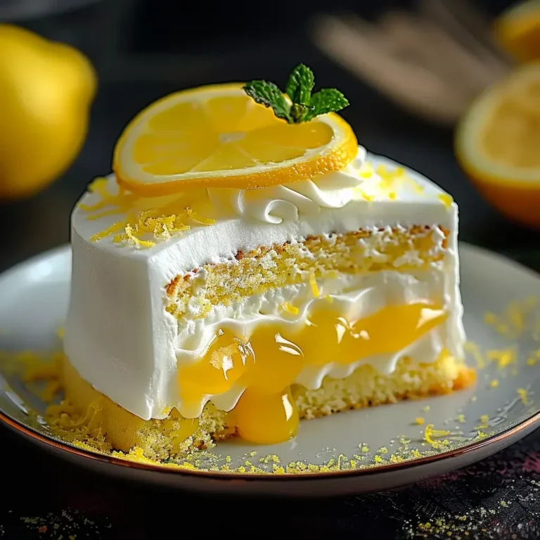 Recette de dessert au citron: un délice acidulé!