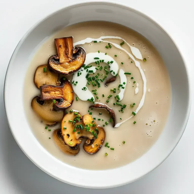 Recette de soupe forestière crémeuse aux champignons sauvages