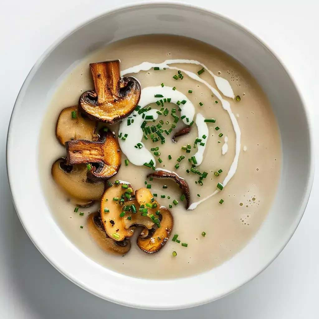 Recette de soupe forestière crémeuse aux champignons sauvages