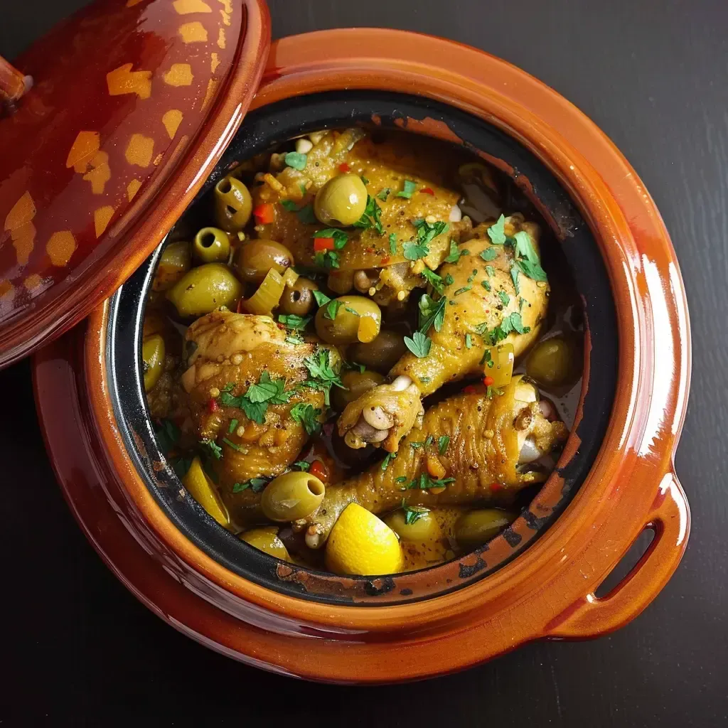 Recette délicieuse de poulet marocain aux saveurs exotiques
