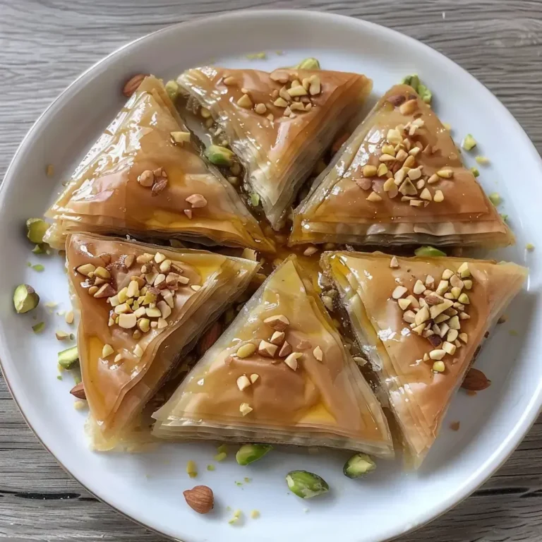 Recette facile de Baklavas aux noix : un délice sucré.