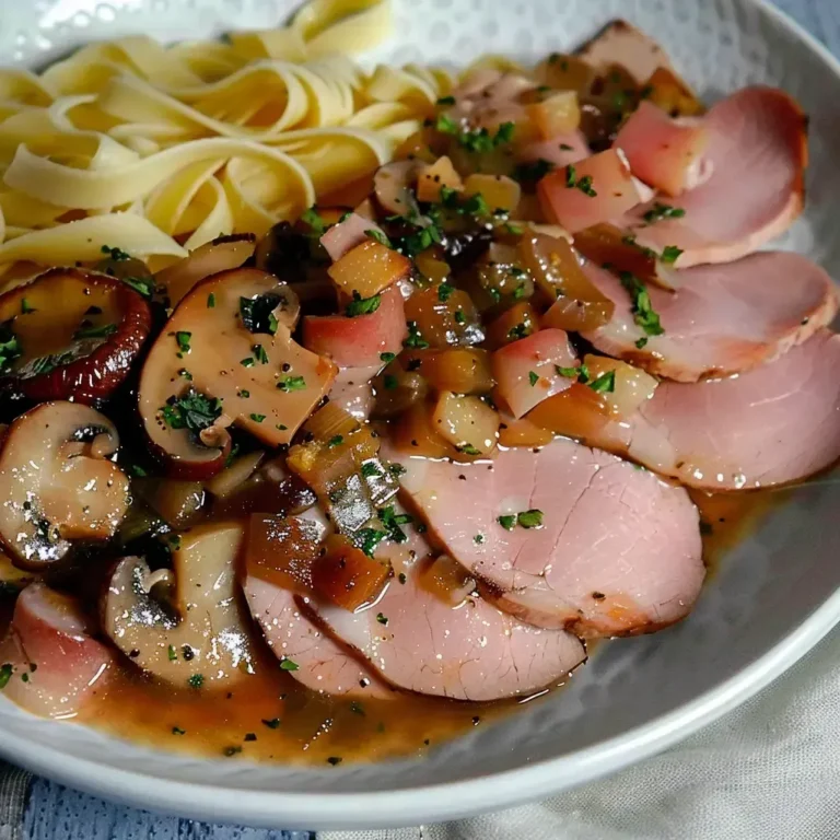 Recette Jambon Madère: Savoureux Plat avec Champignons