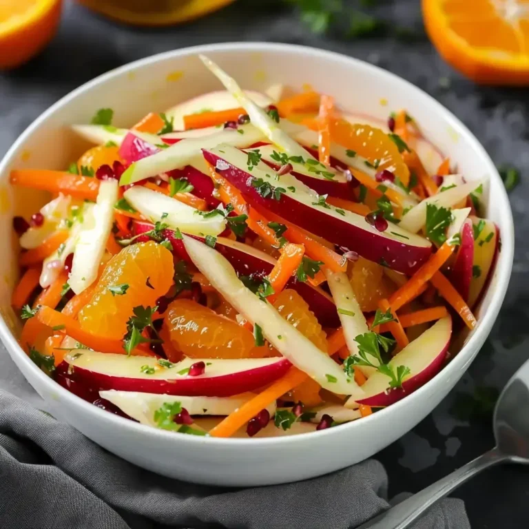 Recette santé : salade pommes carottes croquantes