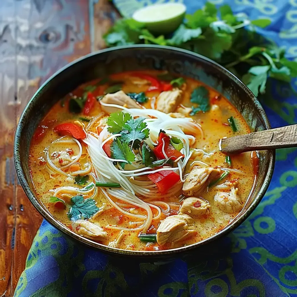 Recette savoureuse aux saveurs thaïes: Curry de poulet exotique