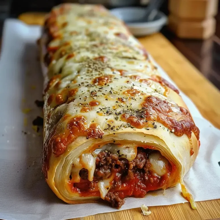 Recette savoureuse de stromboli à rouler