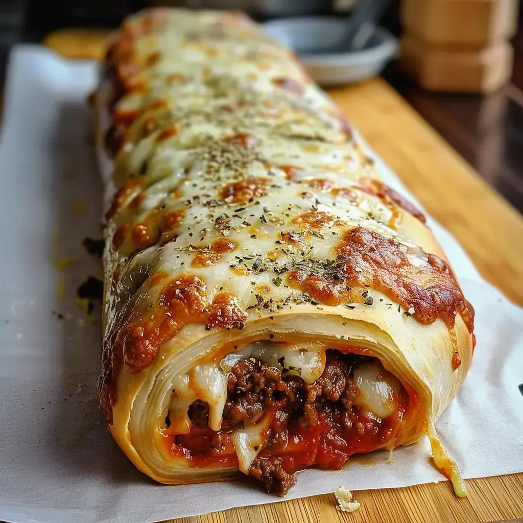 Recette savoureuse de stromboli à rouler