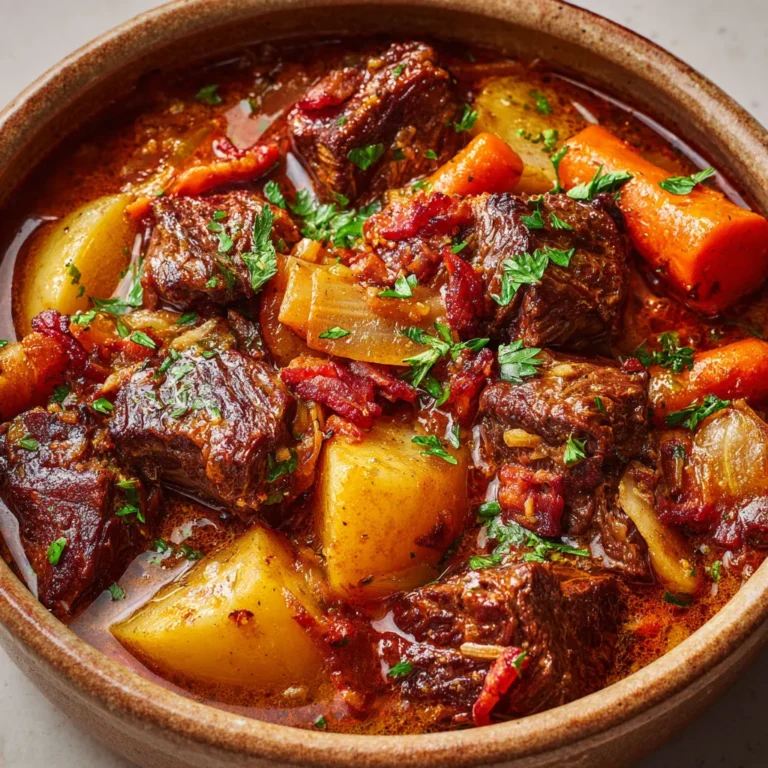 Recette traditionnelle de Bœuf Mode fondant et savoureux