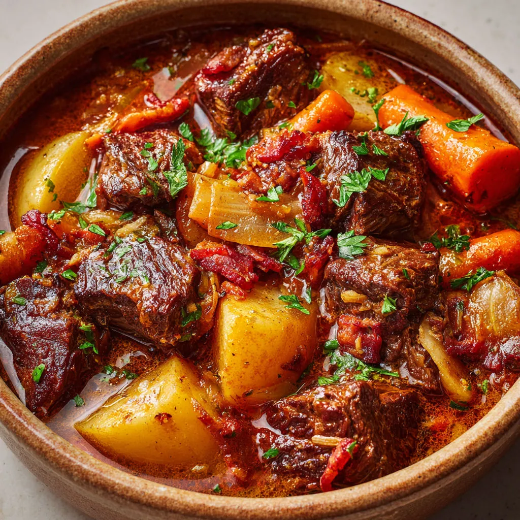 Recette traditionnelle de Bœuf Mode fondant et savoureux