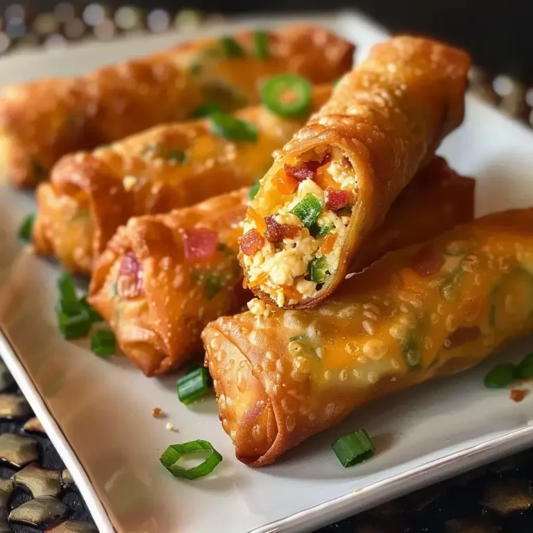 Rouleaux croustillants épicés pour un festin savoureux