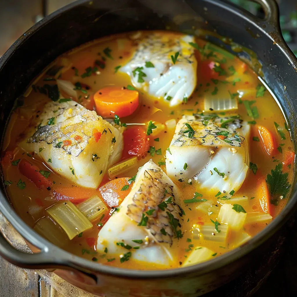 Soupe de poisson aïoli: recette savoureuse et facile.
