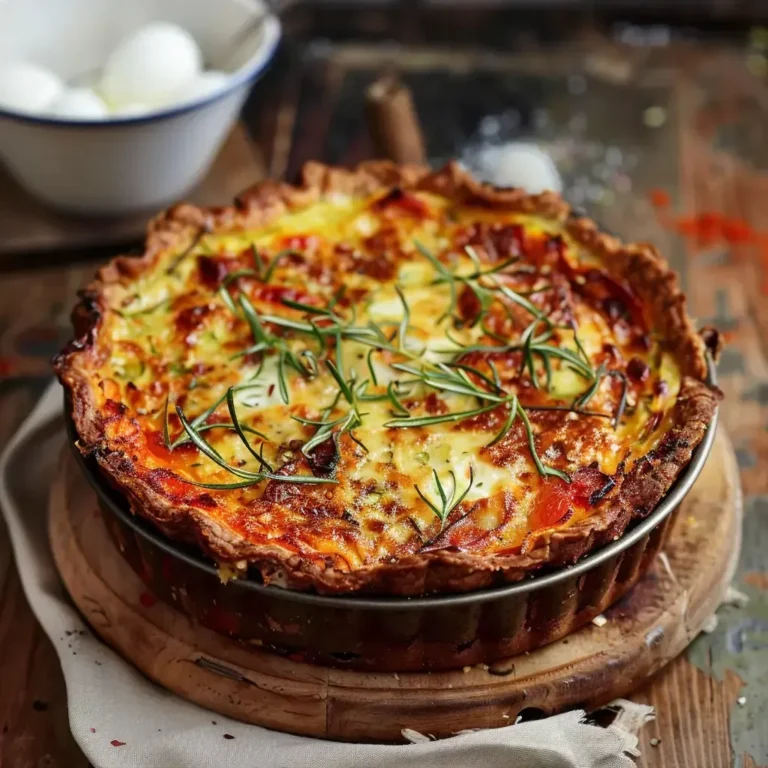 Tarte aux Pommes de Terre Savoureuse et Gourmande