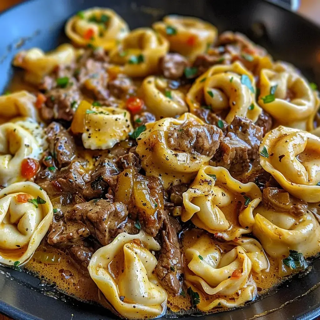 Tortellini Cheesesteak: Recette savoureuse et originale