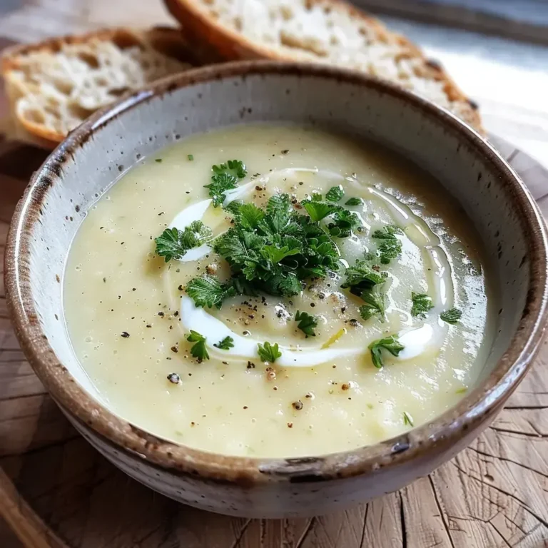 Velouté crémeux panais et poires: une explosion de saveurs