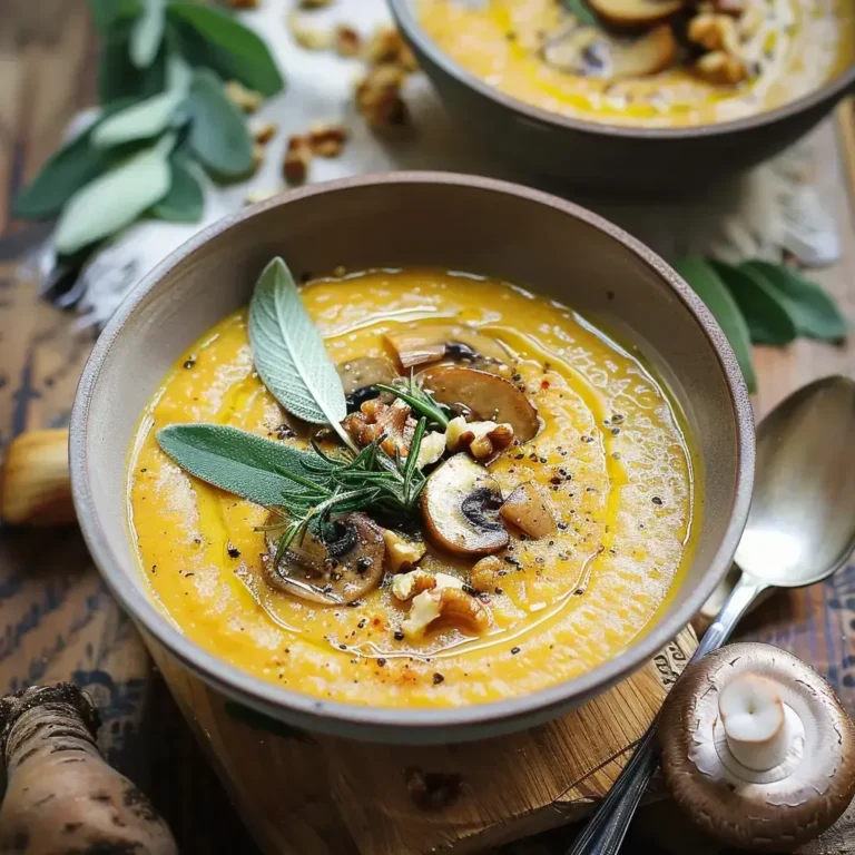 Velouté de racines d'automne: recette délicieuse et réconfortante